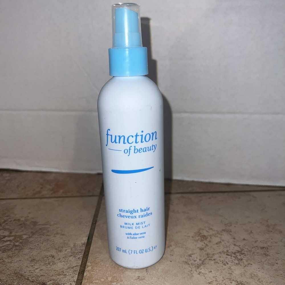 Function of Beauty Milk Mist for Straight Hair w/Aloe Vera 7 fl oz / 207ml • New